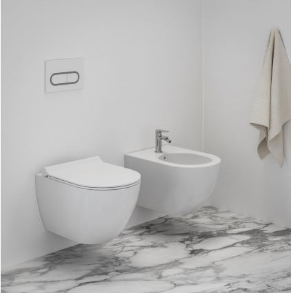 Ravak X01517 - Wand-Bidet UNI CHROME Keramik/Weiß