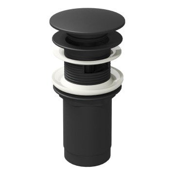 Ravak X01748 - Waschbecken-Ablauf CLICK-CLACK Ø 6,6 cm, schwarz