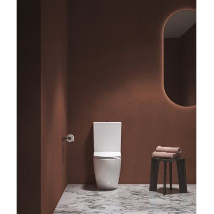 Ravak X01870 - Kombi-WC randlos mit SoftClose-Sitz OPTIMA Keramik/weiß