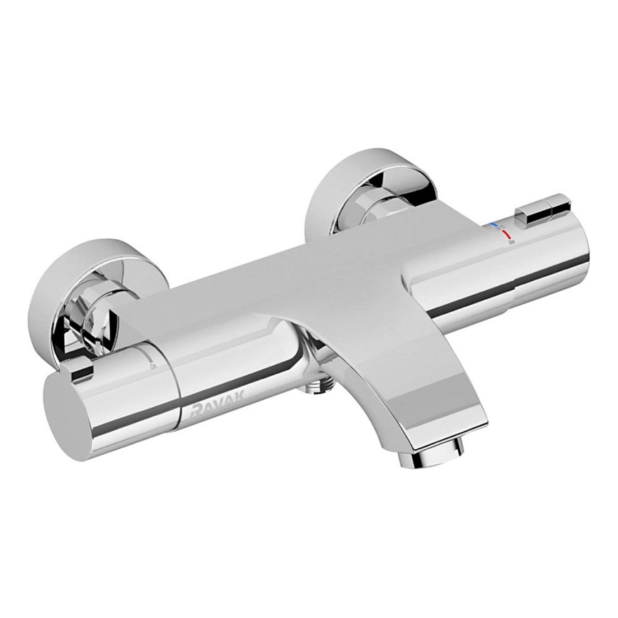 Ravak X070046 - Thermostatische Badewannenarmatur TERMO, glänzendes Chrom