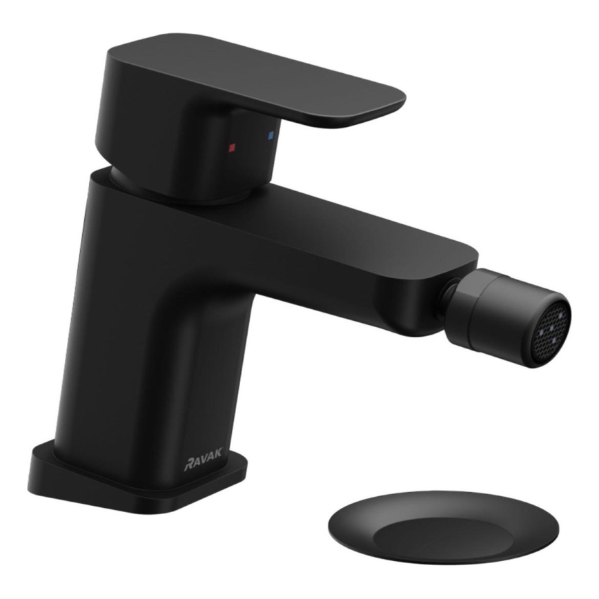 Ravak X070155 - Bidetarmatur + Ablaufgarnitur FREE schwarz