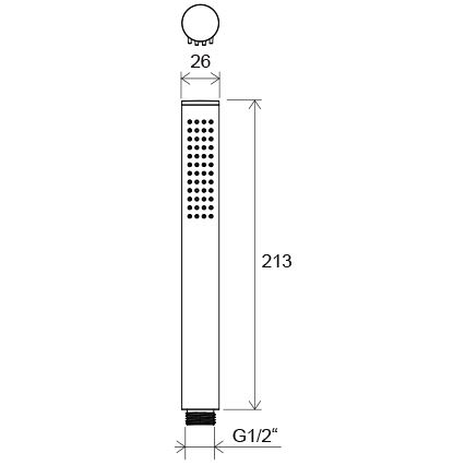 Ravak X07P573 - Handbrause AIR schwarz