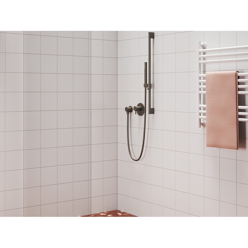 Ravak X07P694 - Handbrause gebürstetes Graphit