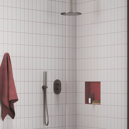 Ravak X07P694 - Handbrause gebürstetes Graphit