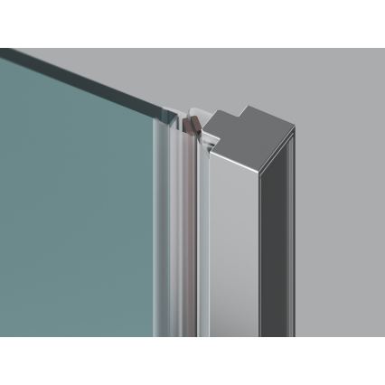 Ravak X0VV70A00Z1 - Duschtür COOL 90x195 cm, glänzender Chrom