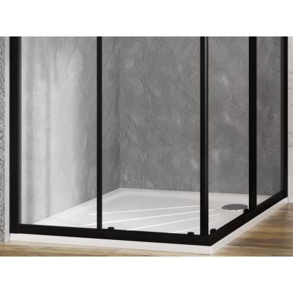 Ravak XA037701010 - Quadratische Duschwanne PERSEUS 90x90 cm, weiß