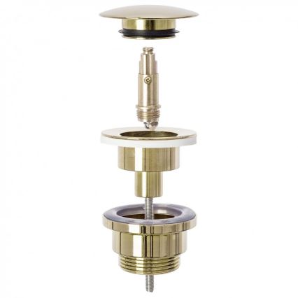 REA-A2360 - Waschbeckenablauf mit Click-Clack-Verschluss Ø 6,4 cm, gold