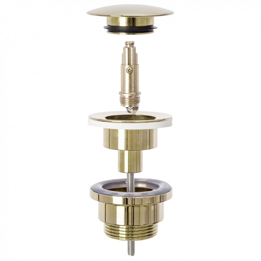 REA-A2360 - Waschbeckenablauf mit Click-Clack-Verschluss Ø 6,4 cm, gold