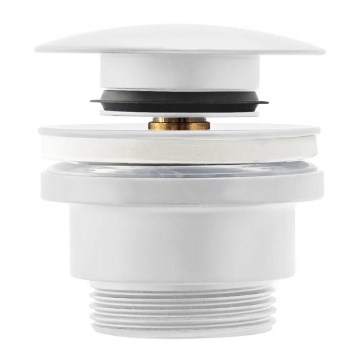 REA-A2361 - Waschbeckenablauf CLICK-CLACK Ø 6,4 cm mattweiß