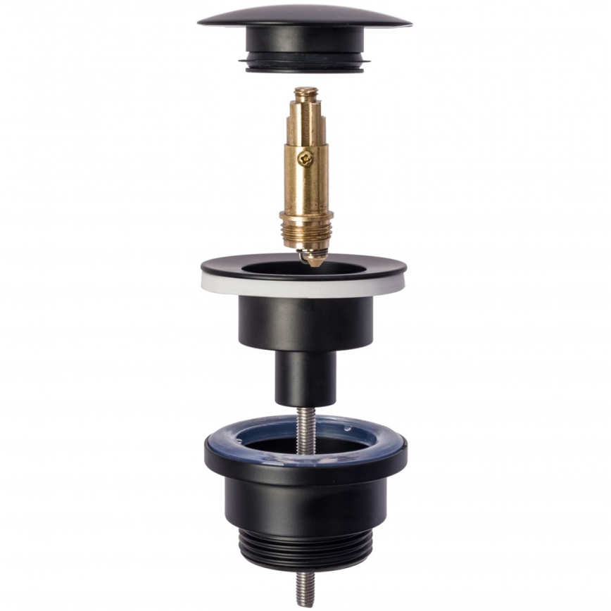 REA-A5216 - Waschbeckenablauf CLICK-CLACK Ø 6,4 cm schwarz