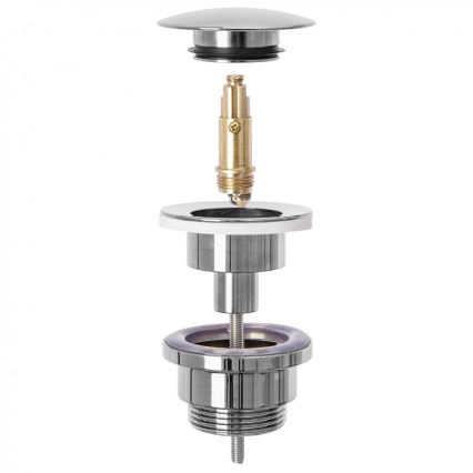 REA-A5217 - Waschbeckenablauf CLICK-CLACK Ø 6,4 cm, glänzender Chrom