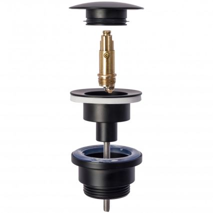REA-A5218 - Waschtischablauf CLICK-CLACK Ø 6,4 cm, schwarz