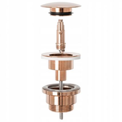 REA-A533A - Waschbeckenablauf CLICK-CLACK Ø 6,4 cm Roségold