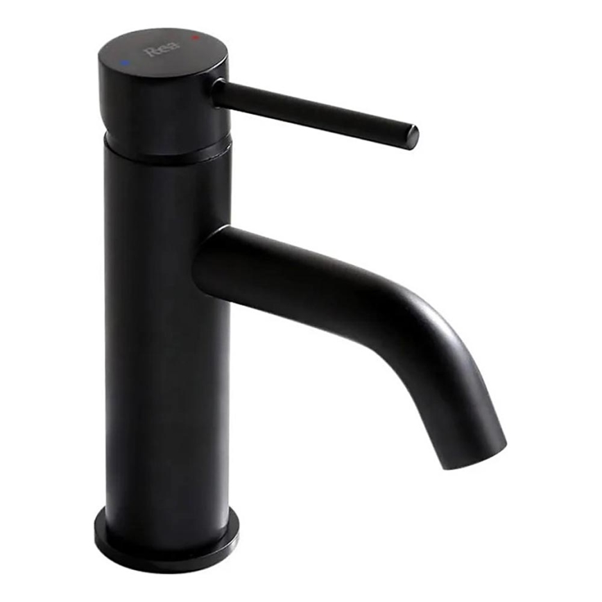 REA-B4102 - Waschtischarmatur LUNGO 16,5 cm schwarz