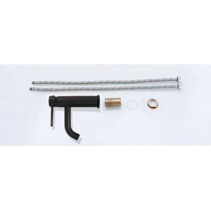 REA-B4102 - Waschtischarmatur LUNGO 16,5 cm schwarz