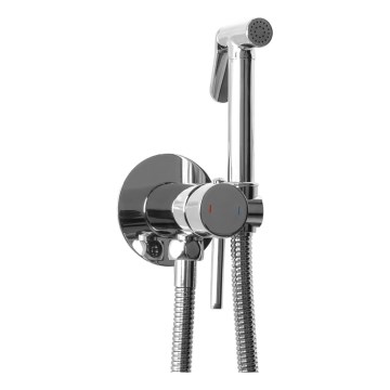 REA-B4106 - Bidet-Armatur mit Handbrause zur Unterputzmontage LUNGO Hochglanzchrom
