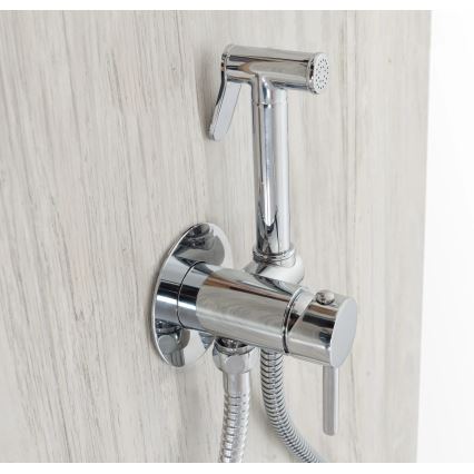 REA-B4106 - Bidet-Armatur mit Handbrause zur Unterputzmontage LUNGO Hochglanzchrom