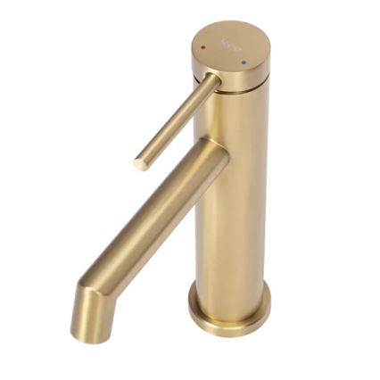 REA-B5316 - Waschbeckenarmatur FOSS 20,5 cm, gebürstetes Gold