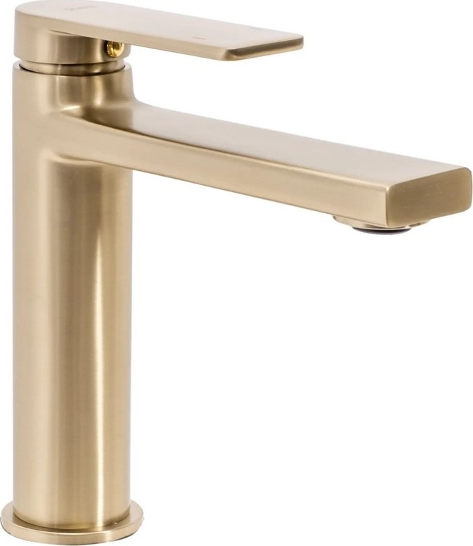 REA-B6555 - Waschtischarmatur VERSO 16,5 cm, gebürstetes Gold