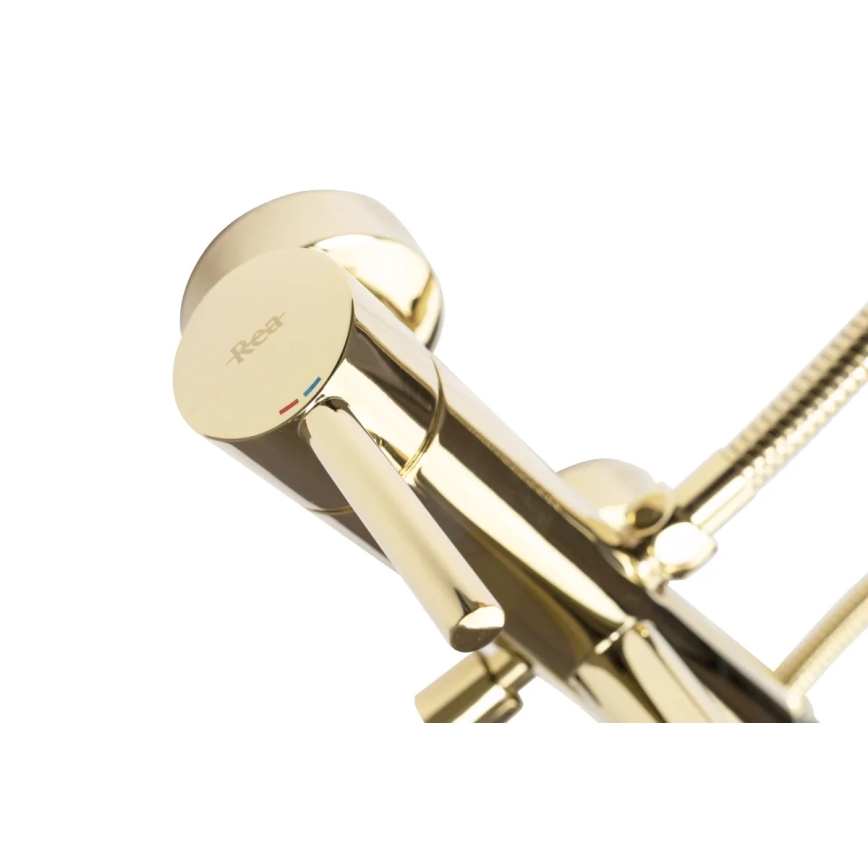 REA-B6635 - Badewannen-Set LUNGO, goldfarben