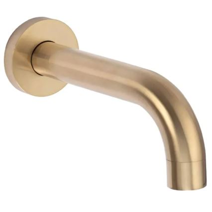 REA-B7503 - Wannen-Set LUNGO mit Unterputz-Armatur, gebürstetes Gold