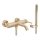 REA-B8010 - Badewannen-Set LUNGO, gebürstetes Gold