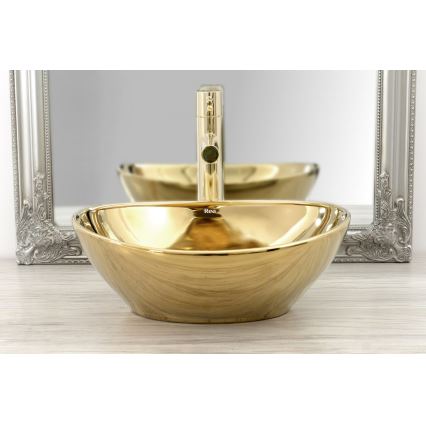 REA-B8803 - Waschtischarmatur TESS 31,5 cm, goldfarben