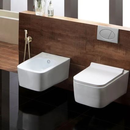 REA-B8979 - Bidet-Armatur mit Brause zur Unterputzmontage LUNGO Gold