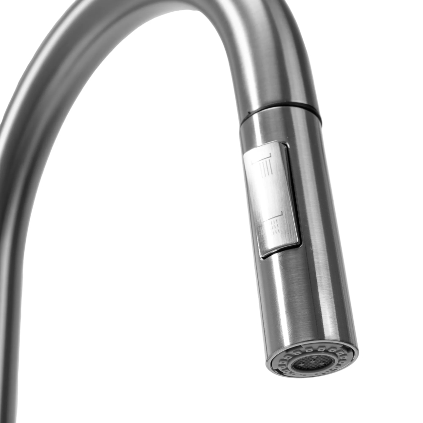 REA-B9146 - Küchenarmatur mit ausziehbarer Handbrause FRESH 39,5 cm Nickel