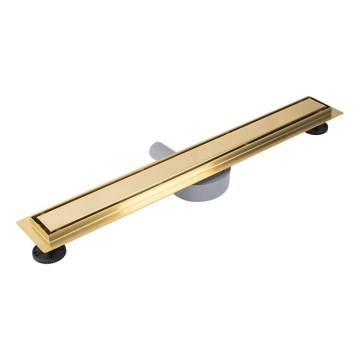 REA-G2702 - NEOX PRO Ablaufrinne 70 cm Edelstahl/gebürstetes Gold