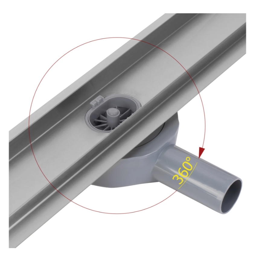 REA-G5807 - Abflussrinne NEOX PRO 60 cm aus Edelstahl