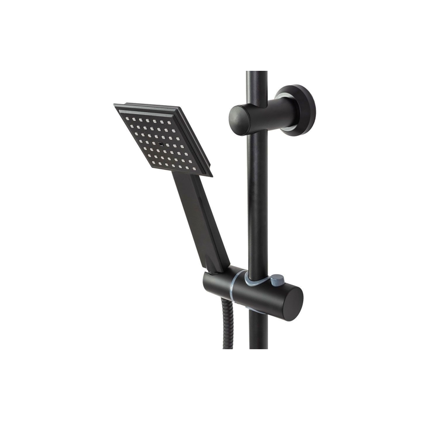REA-P0636 - Duschset BRAVO matt schwarz