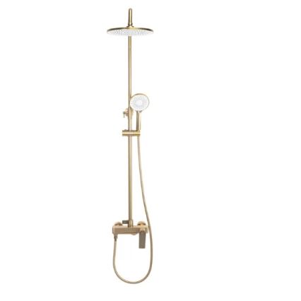 REA-P2400 - Duschset mit Mischbatterie AVALON gebürstetes Gold