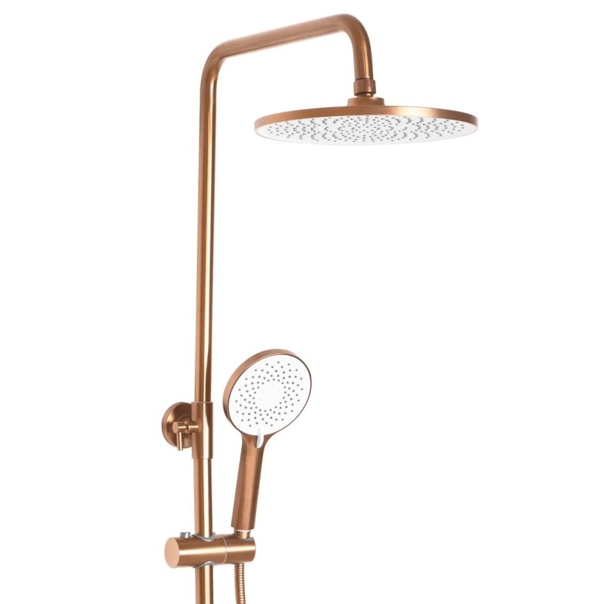 REA-P2418 - Duschset mit Mischbatterie AVALON, gebürstetes Kupfer