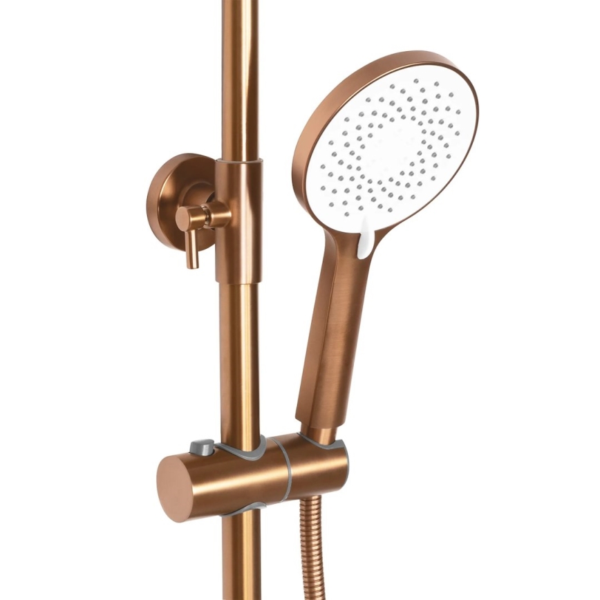 REA-P2418 - Duschset mit Mischbatterie AVALON, gebürstetes Kupfer