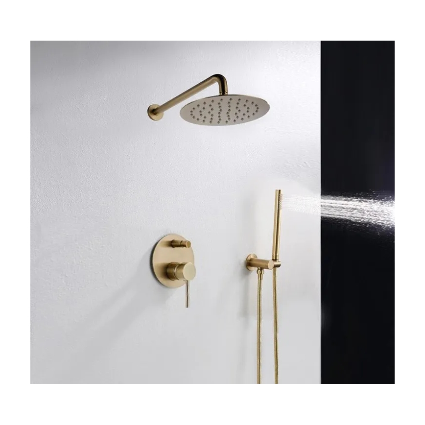 REA-P4110 - Duschset mit Unterputzarmatur LUNGO in Gold