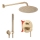 REA-P4160 - Duschset mit Unterputz-Armatur LUNGO, gebürstetes Gold