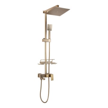 REA-P7050 - Duschset mit Armatur JACK, gebürstetes Gold