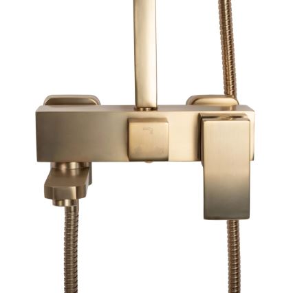 REA-P7050 - Duschset mit Armatur JACK, gebürstetes Gold