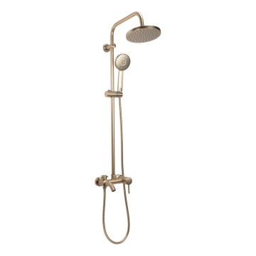 REA-P7051 - Duschset mit Mischbatterie LUIS, gebürstetes Gold