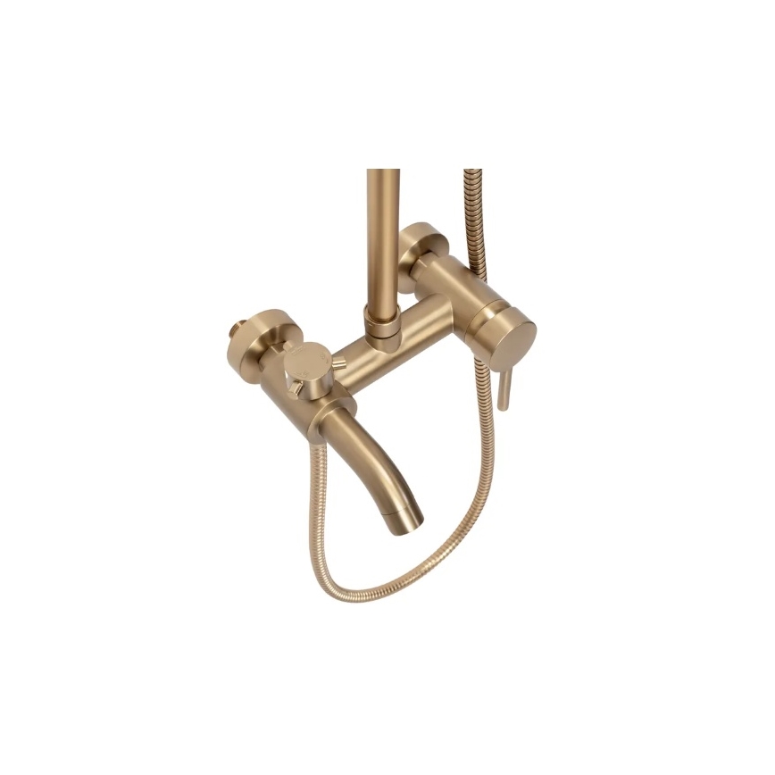 REA-P7051 - Duschset mit Mischbatterie LUIS, gebürstetes Gold