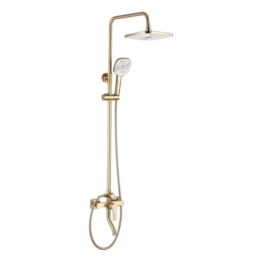 REA-P7841 - Duschset mit Armatur ARGUS in gebürstetem Gold