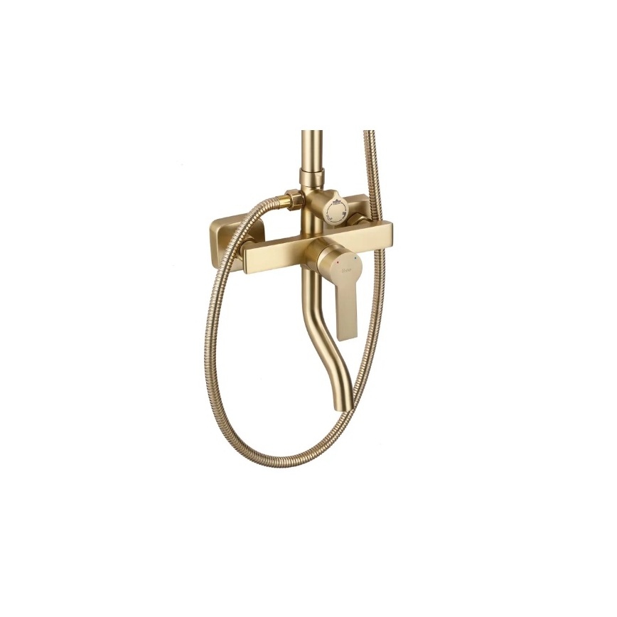 REA-P7841 - Duschset mit Armatur ARGUS in gebürstetem Gold