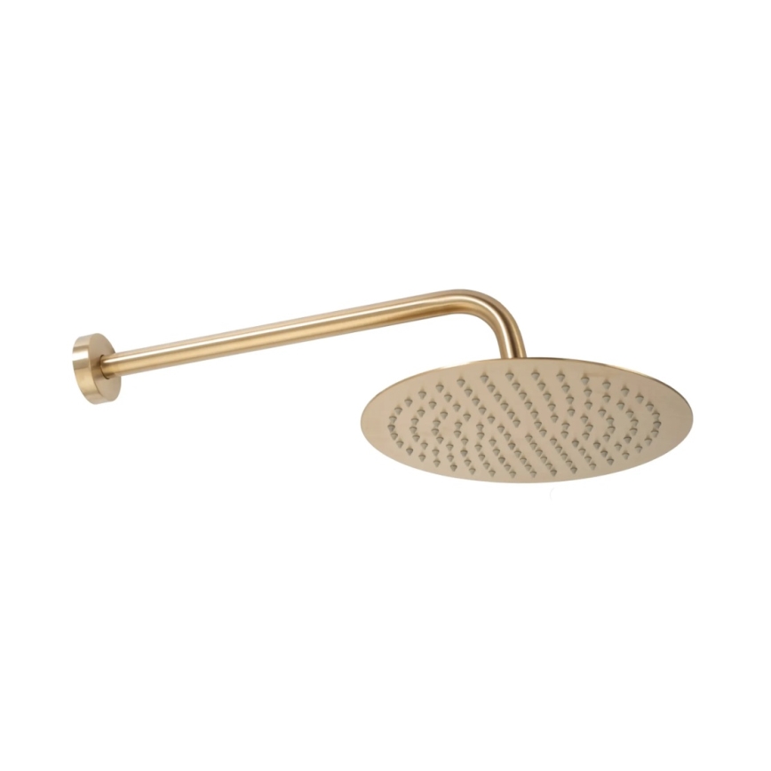 REA-P8551 - Duschgarnitur mit thermostatischer Unterputzarmatur LUNGO, gebürstetes Gold