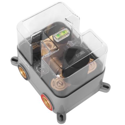 REA-P8551 - Duschgarnitur mit thermostatischer Unterputzarmatur LUNGO, gebürstetes Gold