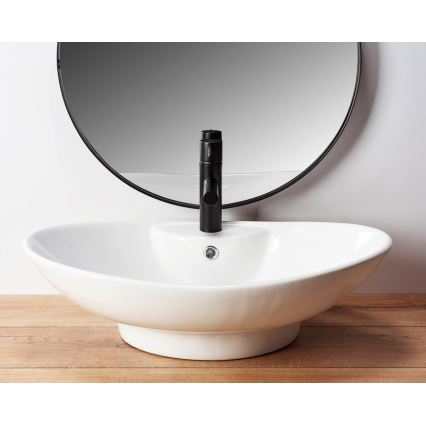 REA-U0160 - Aufsatzwaschbecken ROSA 38,5x58,5 cm Keramik/glänzend weiß