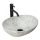 REA-U0165 - Aufsatzwaschbecken SOFIA 34,5 x 41 cm Keramik/heller Stein