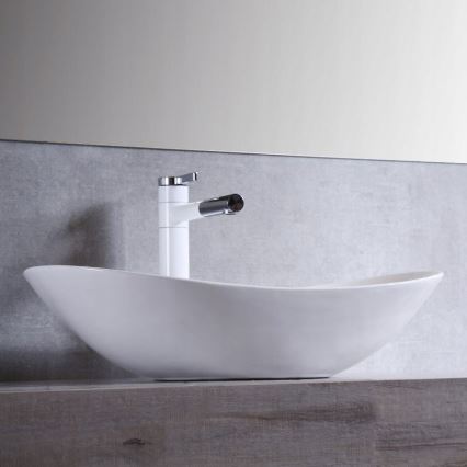 REA-U0441 - Aufsatzwaschbecken ROYAL 35,5x61,5 cm Keramik/glänzend weiß