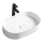 REA-U1055 - Aufsatzwaschbecken NADIA 38,5 x 61 cm, Keramik / Hochglanzweiß