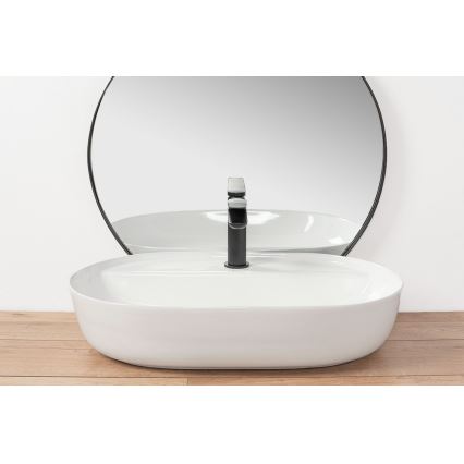REA-U7900 - Aufsatzwaschbecken AURA 40,5x60,5 cm Keramik/Hochglanzweiß